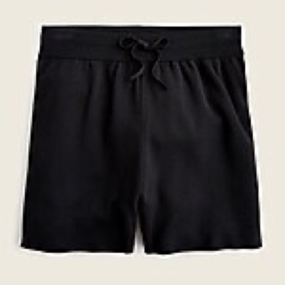 J.Crew Drawstring silk-blend sweater-short lounge-wear AZ248